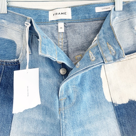 FRAME patchwork-design denim jeans new with tags - Picture 9 of 12